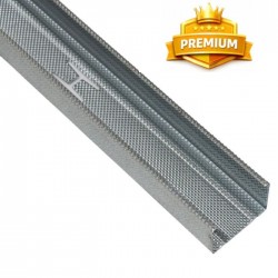 Profil gips-carton gofrat 0.6 mm Rigips® Rigiprofil® CW75 - 3000mm